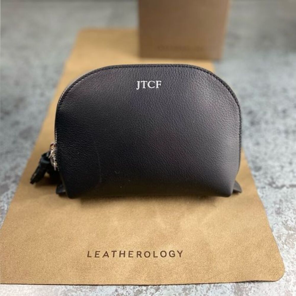 Leatherology Medium Clamshell Makeup Bag